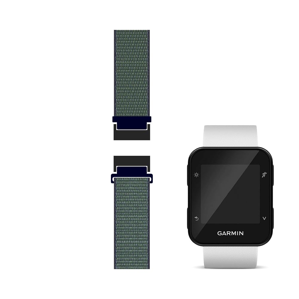 C2DJOY Sport Mesh Strap Compatible with Garmin forerunner 35/30 and Approach S10 Replacement Strap - Blue,small