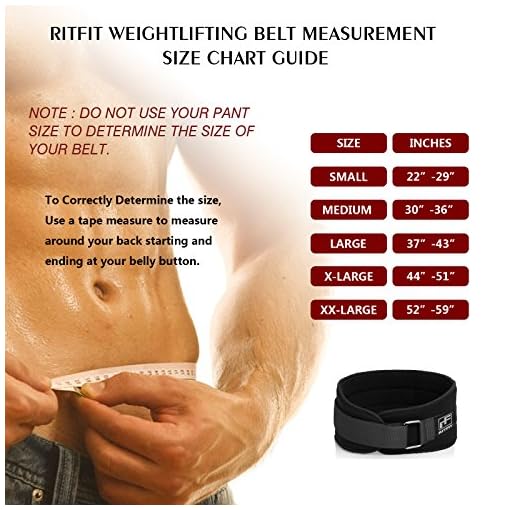 RitFit Weight Lifting Belt - Great for Squats, Lunges, Deadlift, Thrusters - Men and Women - 6 Inch Black/Camouflage - Image 5