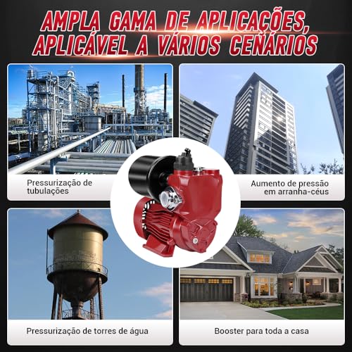 Pressurizador de Água, 110V, Pl400P 40 MCA, 370W Bomba de Agua, Chuveiro Pressurizador, Pressurizador, Bomba Pressurizadora de Água, Chuveiro com Pressurizador, Bomba de Água, Pressurizador de Água