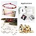 PH PandaHall 109 Yards 1mm Metallic Cord Braided Metallic Beading Cords Metallic Tinsel Cord Tinsel String for Christmas Ornament Hanging Decoration Gift Wrap Ribbon Craft Making, Silver