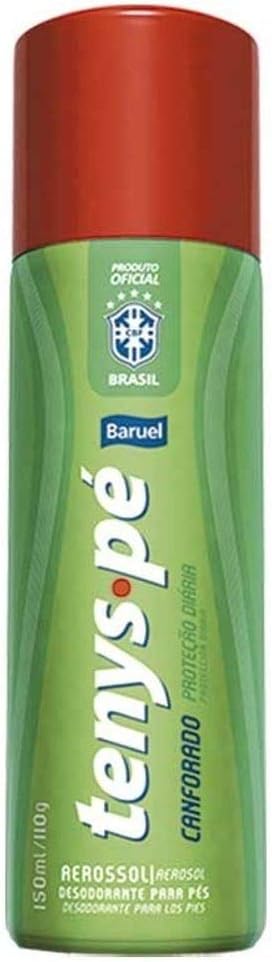 Desodorante para pés Tenys Pé Baruel 150ml Aerossol Canforado, Tenys Pé