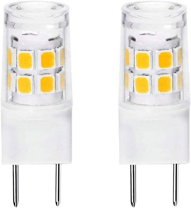 G8 Led Bulb 3W Equivalent to WB25X10019 20W Halogen Lamp Bulb 20W Replacement for GE Microwave, 120V Natural White 4000K (2 Pack)