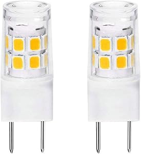 G8 Led Bulb 3W Equivalent to WB25X10019 20W Halogen Lamp Bulb 20W Replacement for GE Microwave, 120V Natural White 4000K (2 Pack)