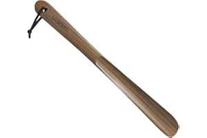 Luxdecor Long Handled Wooden Shoehorns-15in/24in/31.5in Wooden Long Handle Shoe Horn for Seinors Men Boot Jack Shoe Helper