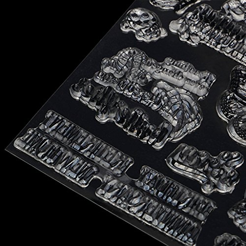 Susada Clear Stamp Transparent Silicone Rubber Sheet Cling for Scrapbooking DIY - Thumbnail 4