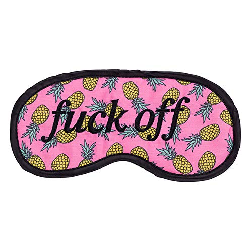 Pineapple F*ck Off Pink Eye Mask for Sleeping - Adults & Women's Sleep Mask, Eye Patches