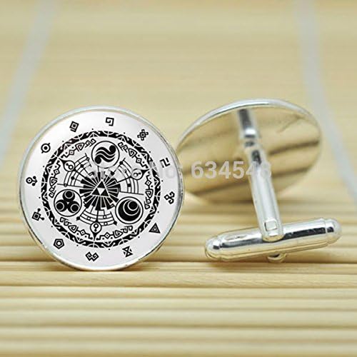Pretty Lee Legend Of Zelda In Silver Cufflinks Glass Cabochon Cufflinks C3219