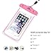 Sunny Tag Glow in Dark-Floating Waterproof Universal Phone Dry Bag Case, 20-Pack Blue, Green, Pink, Orange