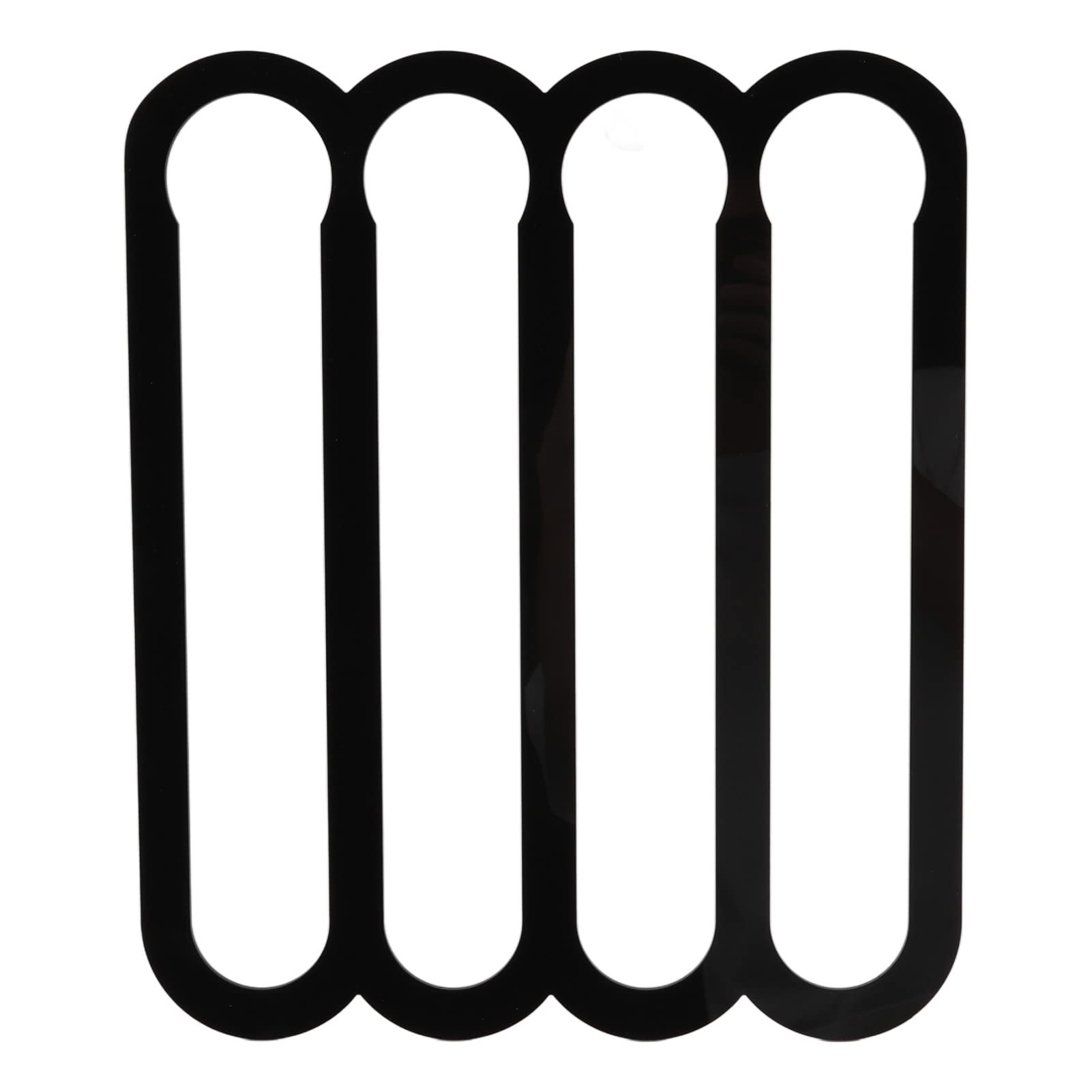 Fdit Wall Capsule Holder Compatible For VertuoLine Capsule Pods Vertically Horizontally Mounted on Walls or Under Cabinets Coffee Capsule Rack Storage (Black)