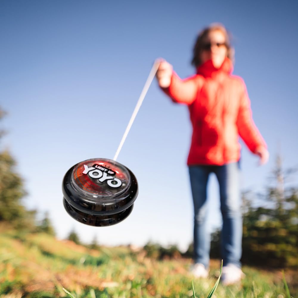 #winning Light Up Yoyo Responsive Trick Retro Yo Yo with String - Random Colour
