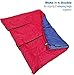 OutdoorsmanLab Lightweight Sleeping Bag For Camping, Backpacking, Travel- Kids Men Women 3 Season Ultralight Compact Packable bag with Compression Sack