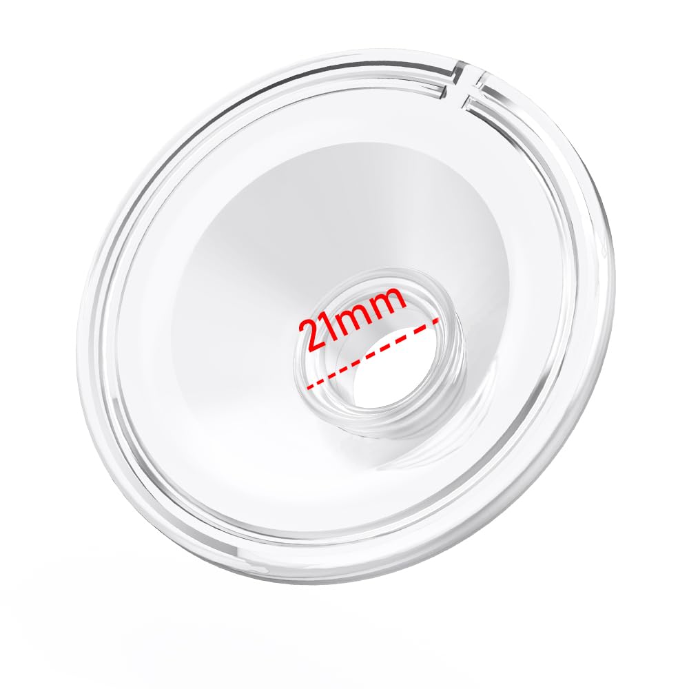 Photo 1 of 1pcs Silicone Flange 21mm Compatible with Momcozy S12 Pro/S9 Pro/TSRETE S12/kmaier S12 Breast Pump?Flange Wearable Breast Pump Replacement Accessories,Shield 21mm Flange Parts
