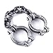 HAZOULEN Plastic Halloween Shackles on Chain for Handcuffs Costume Props Decoration