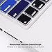 Keyboard Cover Compatible with MacBook Pro 13” 15” (2015 or Older Model) /MacBook Air 13 A1369 A1466 Keyboard (!!!Not Compatible with 2016-2018 New MacBook Pro 13 15) US Layout -Ombre Blue