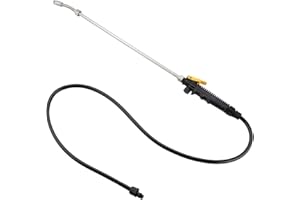 VANPET Replacement Sprayer Wand for Ryobi, Stainless Steel Sprayer Wand with Adjustable Nozzle, Trigger Wand & Hose Compatible with Ryobi P2803 Sprayer (29 Inches Sprayer Wand)