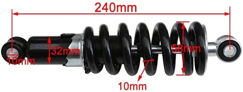 240mm shock Clearance