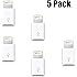 OriDecor [ Pack of 5 ] Micro USB to 8 Pin Lightning Converters Android Micro USB Transfer to Apple IOS Lightning Port, Compatible for iPhone5/5S/6/6S/6 Plus/6S Plus/SE and Android Phones, Pack of 5