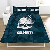 Call of Duty Broken Skull Camo 2 Piece UK Double /US Full Sheet Set  1 x Double Sided Sheet and 2 x Pillowcases (DP1-COD-BSC-08)
