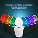 LED Toilet Light Motion Activated – 2 Packs with 6pcs Batteries, Udaily Toilet Night Light with Human Motion Sensor, 8 Colors Changing Toilet Bowl Nightlight for Bathroom