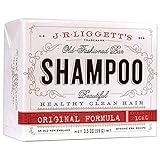 J.R.LIGGETT'S All-Natural Shampoo Bar, Original Formula - Supports Strong and Healthy Hair - Nourish Follicles with Antioxidants and Vitamins - Detergent and Sulfate-Free, One, 3.5 Ounce Bar