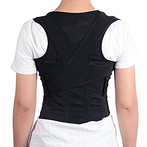 Back Brace Posture Corrector , Shoulder Brace Posture,Adjustable Medical Back Lumbar Support To Improve Bad Posture, Thoracic Kyphosis, Shoulder Alignment, Upper Back Pain Relief for Women and Men-XL - Thumbnail 3