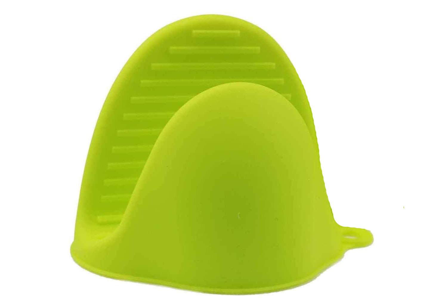 Silicone Oven Mitts for Instant Pot or Kitchen use as Potholder or Baking Holder Mitten Holders can be Used When Cooking on a Grill Pinch Grips Kitchen Heat Resistant Gloves (green, 1pcs)