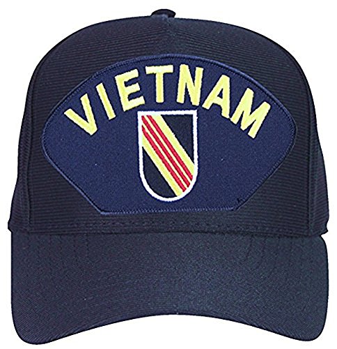 5th Special Forces 'Vietnam' Baseball Cap. Navy Blue. Made in USA