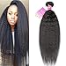 Ombre Braiding Hair 5 Packs Kanekalon Braiding Hair Extension for Braid Jumbo Braiding Hair 24 Inch (5 pack, black 99j)