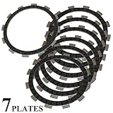 Caltric CLUTCH FRICTION PLATE Fits SUZUKI VS800GL VS-800GL INTRUDER 800 1992-2004 2007-2008 7 PLATES