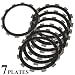 Caltric CLUTCH FRICTION PLATE Fits SUZUKI VS800GL VS-800GL INTRUDER 800 1992-2004 2007-2008 7 PLATES