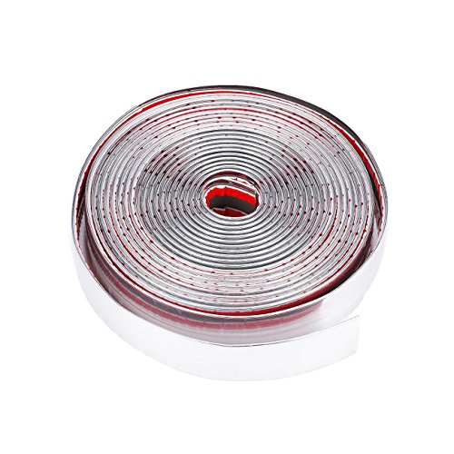 Купить Adhesive Chrome Trim by Partol,197" x 1" (5M x 25 MM) DIY PVC