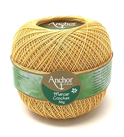 Anchor Mercer Crochet 50g Fb.311 pastellorange Stärke 20