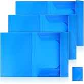 Lurrose Folding Document Organizer Folder with Elastic Band Multi-Functional File Pouch for Office School Storage 12.4X9.45In