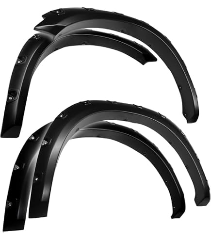 GRAND ORANGE Fender Flares 4pcs For 2019-2023 Ram 2500/3500 - Black Pocket Rivet Style, Not For Dually - View #11