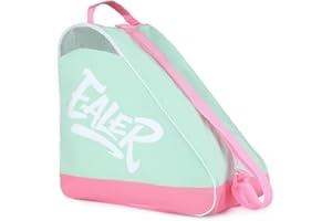 EALER Heavy-Duty Waterproof Skate Bag with Adjustable Shoulder Strap – Fits Ice Hockey, Inline, Roller & Quad Skates,Kids & Adults