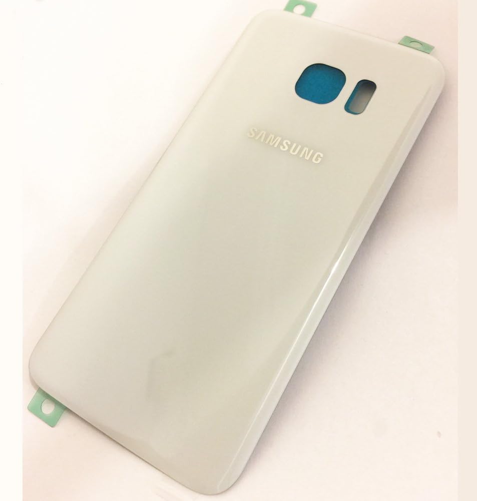 Battery Door Back Cover Glass Fix Replacement Repair Parts for Samsung Galaxy S7 VII Edge G935 G935F(All Carriers) (White)