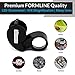 40X LED Illuminated Jewelers Loupe/Trichome Scope by Formline Supply - Magnifier Good for Gardening, Jewelry, Antiques, Coins, Rocks, Stamps, Hobbies, Watches,Photos and Science (40X, Black/White)