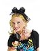 Amscan Lace Bow Headband, Black, 1 Pc.