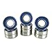 TRB RC 10x22x6mm Precision Ball Bearings ABEC 3 Blue Rubber Seals (10)