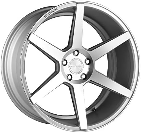 19" Inch Stance SC-6 Silver Machine Wheels &amp; Tire Package | All Season 245/35R19 | Set of 4 | Financing Available | Infiniti Audi Mercedes Dodge Chevy Chrysler Acura Ford Lexus Nissan BMW