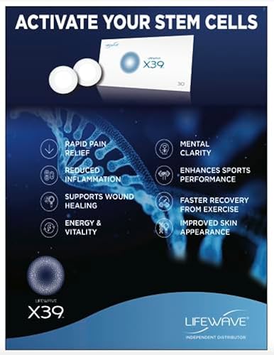 LifeWave X39 Stem Cell Therapy, Activate, Regenerate! 30
