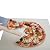 Culinary Expertise Cordierite Pizza Stone, 15 Inch Square with 14 Inch Cutter and Removable Chrome Handles | Thermal Shock Resistant on Oven or Grill