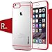 iPhone 6 Case - Poetic iPhone 6 Case [Atmosphere Series] - [Lightweight] [Slim-Fit] Slim-Fit Tranparent Hybrid Case for Apple iPhone 6 4.7 Clear/Red (3 Year Manufacturer Warranty From Poetic)