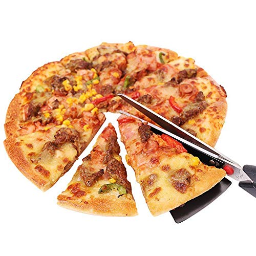 Multifunctional Stainless Steel Heavy Duty Kitchen Scissors Pizza Easy Cutter with Spatula Tip –Baking Accessories