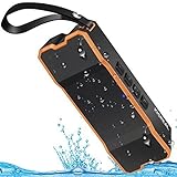 Kisreal Mini Stereo Bluetooth Speakers Portable Rechargeable Wireless Speaker 3D Surround Compatible with Smartphones, Tablets and MP3 Devices
