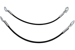 KARPARTS360 For Toyota Tundra Tailgate Cable 2004 2005 2006 Pair | Set of 2 | 17.91 inches | Double Cab | 657700C100