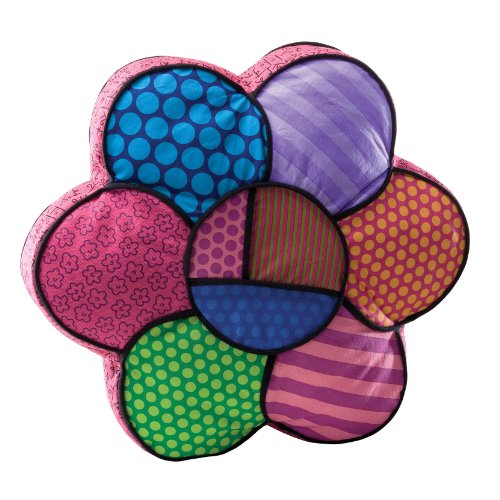 Britto by Internationally Acclaimed Artist Romero Britto for Enesco Flower Pillow