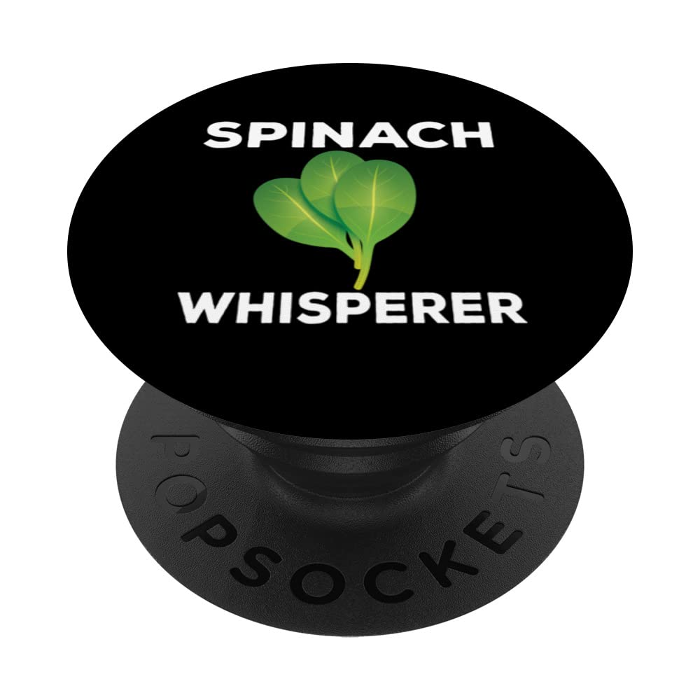 Funny Spinach Whisperer Outfit Garden Plants PopSockets Swappable PopGrip