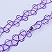 YAZILIND Purple Vintage Stretch Gothic Tattoo Henna Choker Hippy Necklace Elastic 80s 90s