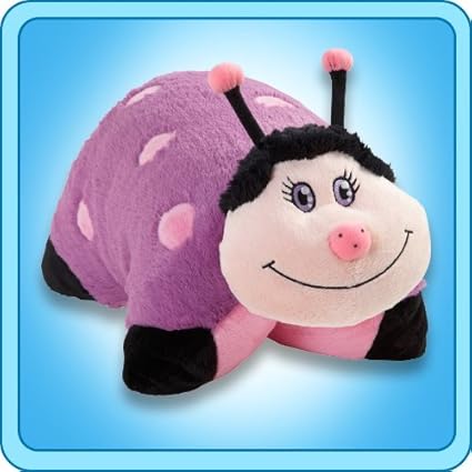 Buy Pillow Pets 11 Inch Pee Wees Dreamy Ladybug Purple Pink By